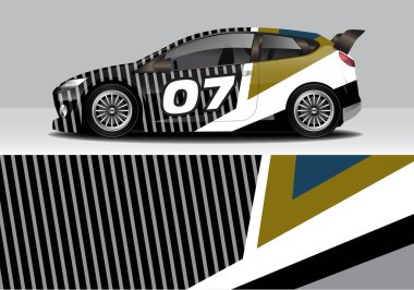 Modern Sportif Soyut Araba Paketi, Otomatik Etiket