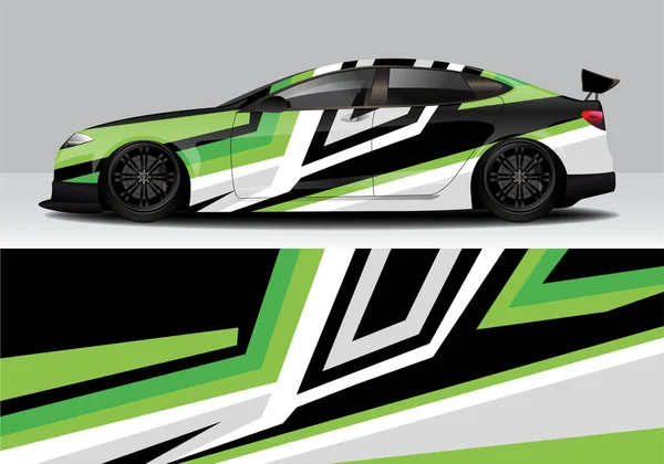 Modern Sporty Abstract Car Wrap, Auto Sticker