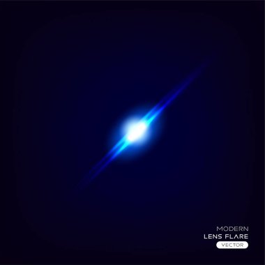 Modern soyut ışıldayan lensler ışık efekti vektör illüstrasyonu