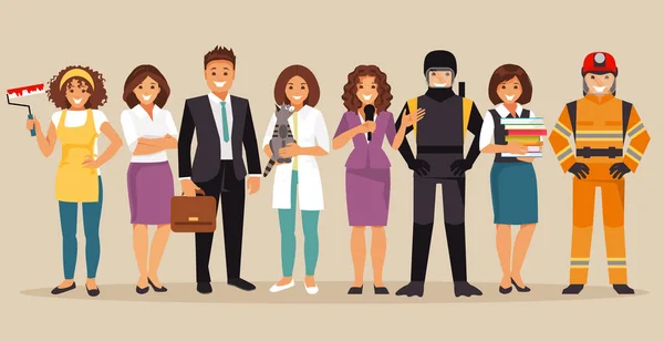 Set of people with different professions. Part 3. Vector illustration
