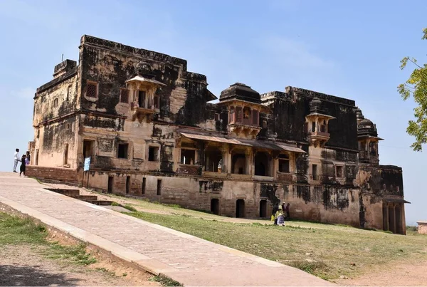 Гвалиор Мадхья Прадеш Индия Марта 2020 Года Каранский Дворец Крепости — стоковое фото