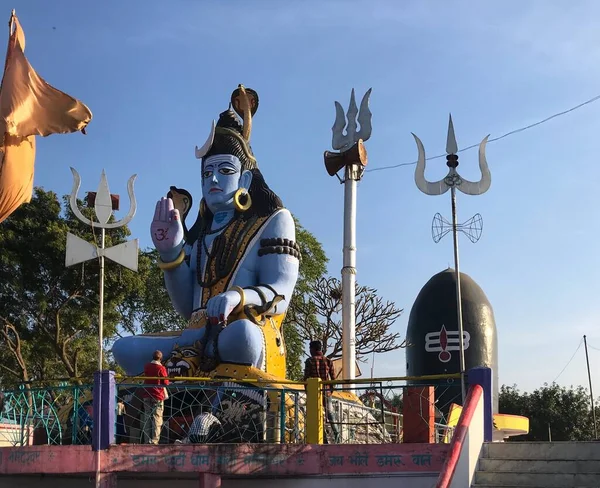 Gadarwara Madhya Pradesh India December 2018 Enorme Shiva Standbeeld Shivling — Stockfoto