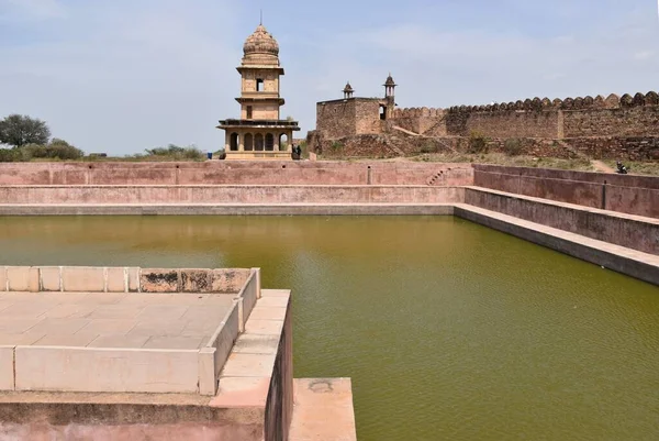 Gwalior Madhya Pradesh Indien Mars 2020 Chhatri Bhim Singh Rana — Stockfoto