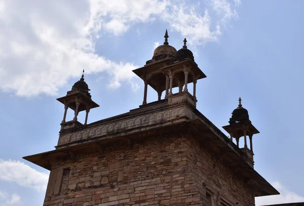 Gwalior Madhya Pradesh Indien Mars 2020 Ovanifrån Vikram Mahal Gwalior — Stockfoto