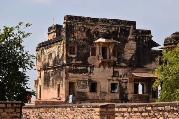 Gwalior Madhya Pradesh India Marca 2020 Pałac Karan Gwalior Fort — Zdjęcie stockowe