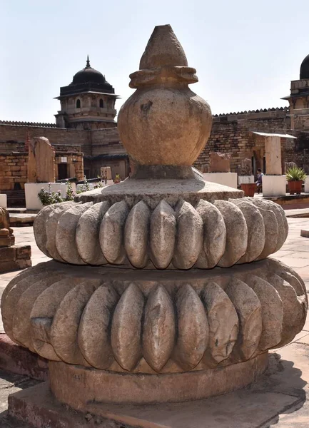 Gwalior Madhya Pradesh India Березня 2020 Конструкція Колони Музеї Гуарі — стокове фото