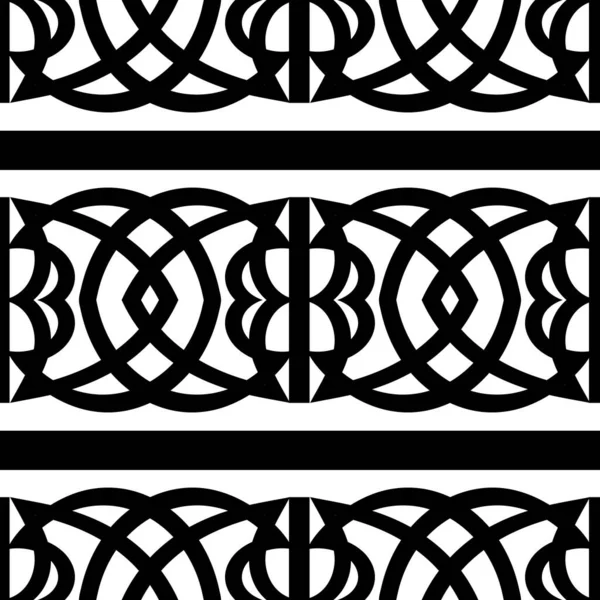 Patrón Ornamento Popular Sin Costuras Estilo Escandinavo Celta Antigua — Vector de stock