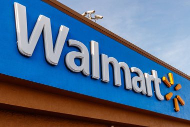 Hobart - Mayıs 2018 yaklaşık: Walmart perakende satış yerini. Bir Amerikan çokuluslu perakende şirketi III Walmart olduğunu