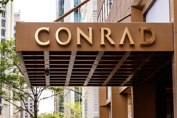 Chicago Vers Mai 2018 Emplacement Hôtel Downtown Conrad Conrad Est — Photo