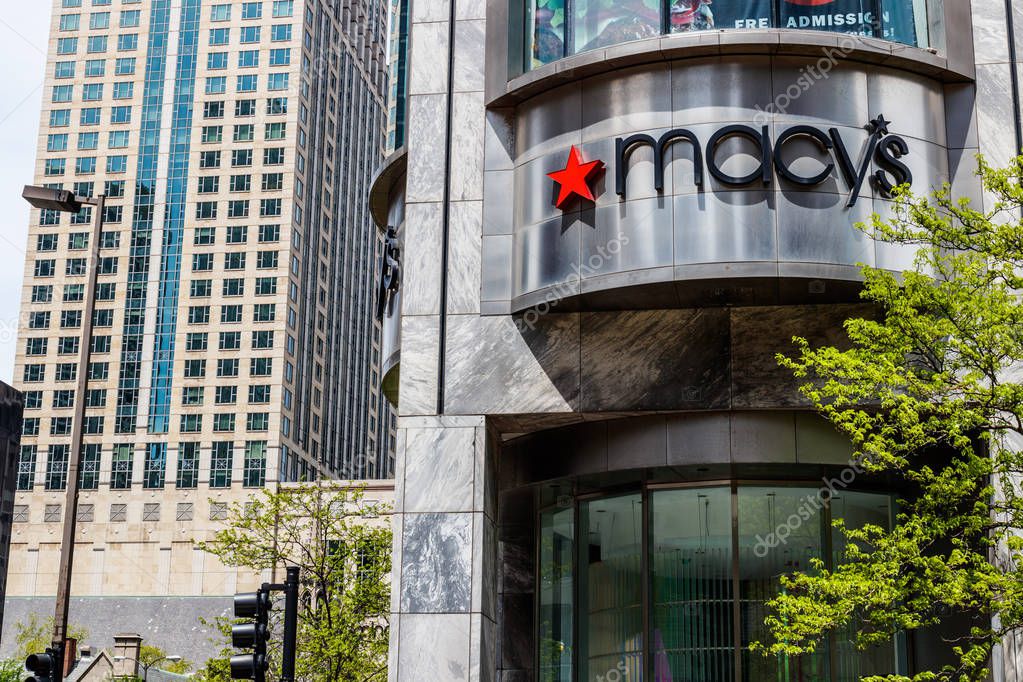 Chicago - Circa May 2018: Macys Department Store. Macys, Inc. is one of the Nations Premier Retailers III