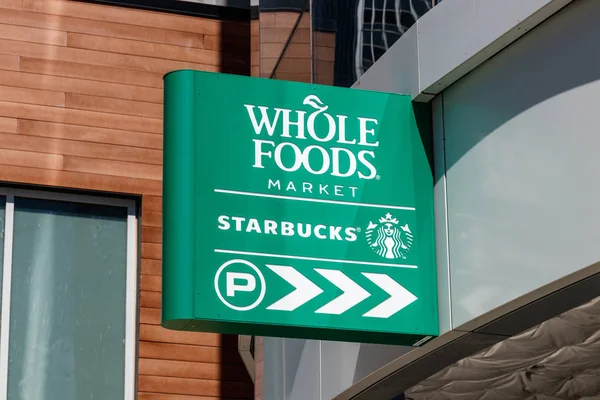 Indianápolis Circa Mayo 2018 Whole Foods Market Amazon Anunció Acuerdo — Foto de Stock