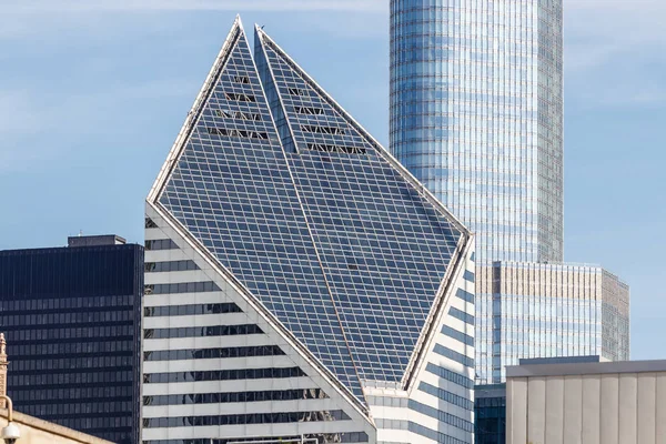 Chicago Circa Mayo 2018 Edificio Comunicaciones Crain Centro Fácilmente Uno — Foto de Stock