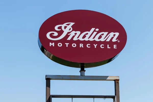 Lafayette Circa Julio 2018 Señalización Logotipo Concesionario Motocicletas Indio Local — Foto de Stock