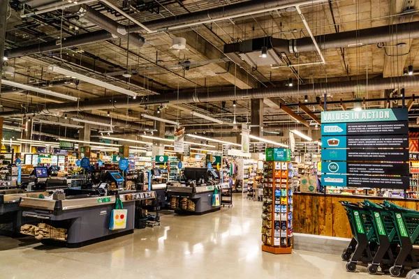 Indianápolis Circa Julio 2018 Whole Foods Market Amazon Está Expandiendo — Foto de Stock
