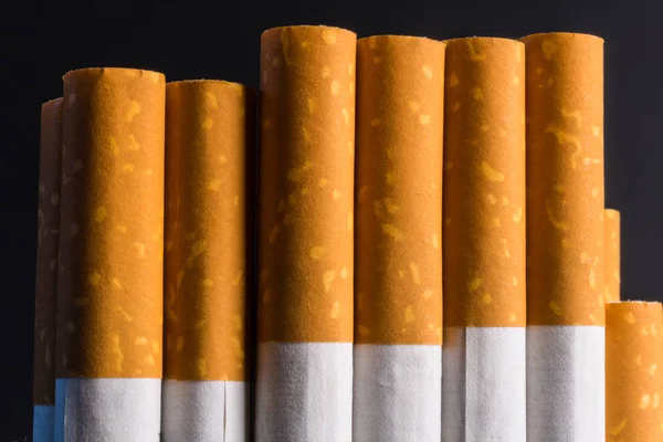 Cierre Paquete Cigarrillos Filtrados Dejar Fumar Manera Más Fácil Evitar — Foto de Stock