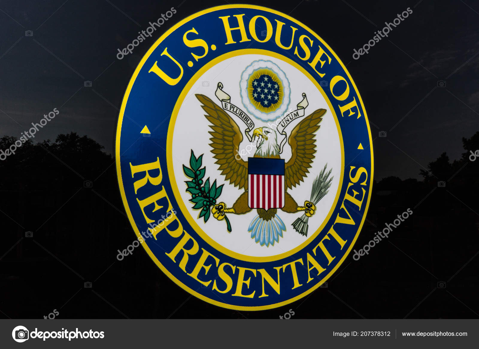Mishawaka Circa August 2018 Seal United States House Representatives Stock P O Mishawaka Circa August 2018 Seal United States House Representatives Stock P O