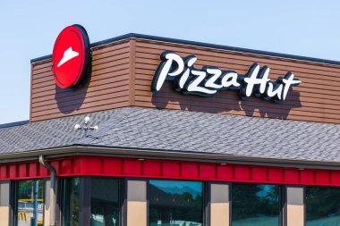 Peru - Circa Ağustos 2018: Pizza Hut Fast Casual Restaurant. Pizza Hut Yum bir iştiraki! Markalar Ii