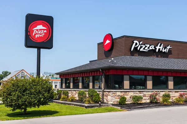 Peru - Circa Ağustos 2018: Pizza Hut Fast Casual Restaurant. Pizza Hut Yum bir iştiraki! Markalar I