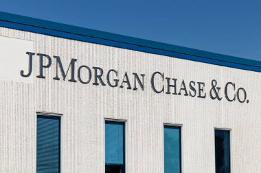 Indianapolis - yaklaşık Ağustos 2018: Jpmorgan Chase operasyon merkezi. JPMorgan Chase ve co Amerika Birleşik Devletleri'nin en büyük bankası olan ben