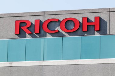Indianapolis - yaklaşık Ağustos 2018: Ricoh ABD dijital iş hizmetleri ve çözümleri yazdırma konumu. Ricoh görüntüleme ve elektronik şirket ben Japonya'da esaslı