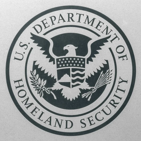 Indianapolis Circa Sierpień 2018 Logo Pieczęci Stanów Zjednoczonych Department Homeland — Zdjęcie stockowe