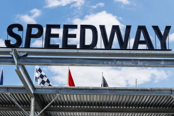 Indianapolis Circa Agosto 2018 Indianapolis Motor Speedway Gate Ingresso Ims — Foto Stock