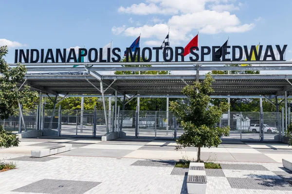 Indianápolis Circa Agosto 2018 Indianápolis Motor Speedway Gate Entrada Ims — Foto de Stock