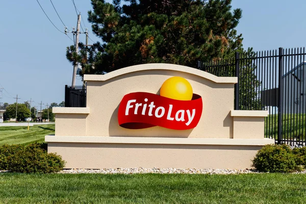 Frankfort Augusztus 2018 Körül Frito Lay Snack Élelmiszeripari Üzem Frito — Stock Fotó