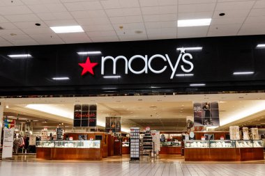 Lafayette - Ekim 2018 yaklaşık: Macy's Mağazası. Macys müşteriler Internet ve e-commece çağda IV korumak için mücadele