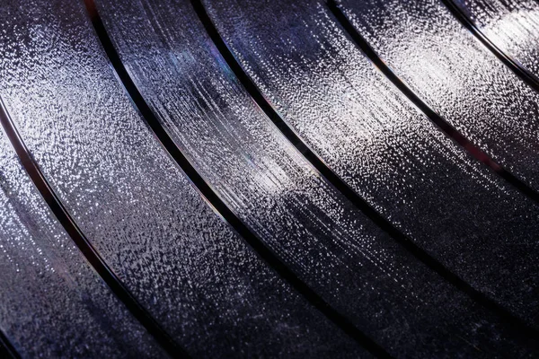 Vinyl Record Grooves Musical Background — Stock Photo, Image