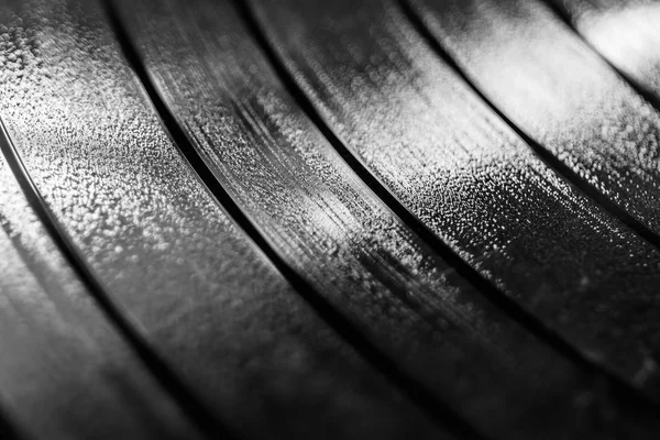 Vinyl Plattengrooves Für Musikalischen Hintergrund — Stockfoto
