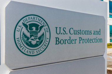 Indianapolis - Ocak 2019 yaklaşık: Gümrük ve sınır koruma. Buz olduğunu en büyük soruşturma ajansı İç Güvenlik Bakanlığı ve Cbp ben