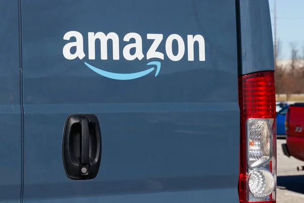Indianapolis Sekitar Januari 2019 Van Pengiriman Amazon Prime Amazon Com — Stok Foto