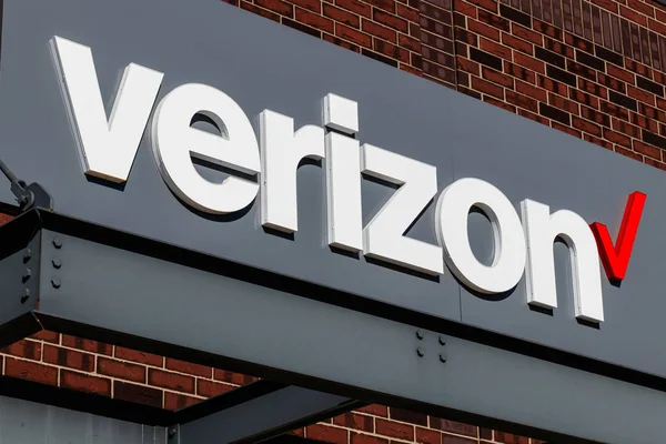 Indianapolis Sekitar Januari 2019 Verizon Wireless Retail Location Verizon Sedang — Stok Foto