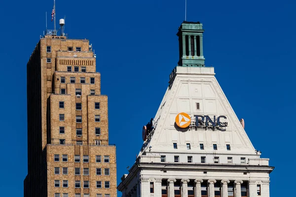 シンシナティ 2019年 月年頃 Pnc 銀行タワー Pnc の金融サービスは 企業と銀行の私の住宅ローン — ストック写真