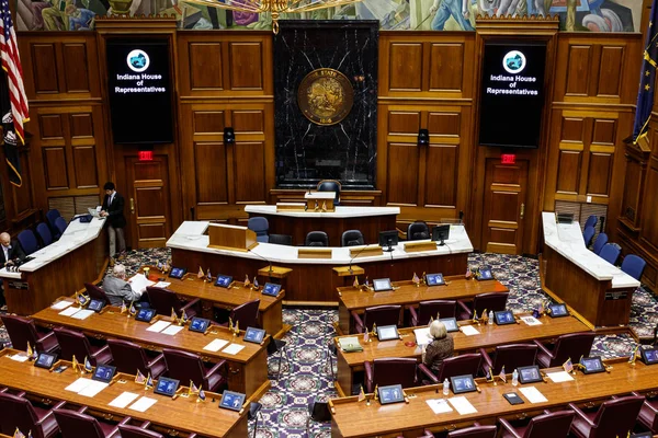 Indianápolis Circa Enero 2019 Cámara Representantes Del Estado Indiana Sesión — Foto de Stock