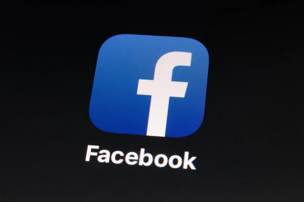 Indianapolis Circa Februari 2019 Ikon App Media Sosial Giant Facebook — Stok Foto