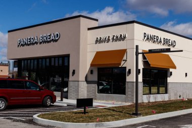 Indianapolis - Mart 2019 yaklaşık: Panera Ekmek perakende satış yerini. Bir zincir, hızlı rahat restoran sunan ücretsiz Wifi II Panera olduğunu