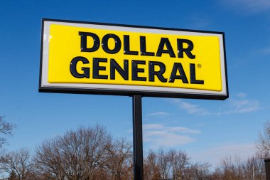 Marion - Circa March 2019: Dollar General Retail Location. Dollar General is a Small-Box Discount Retailer II clipart
