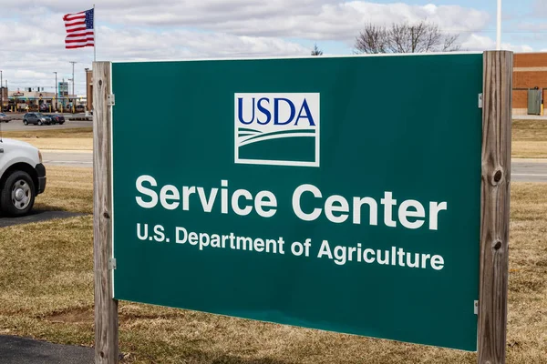 Kokomo Circa Marzo 2019 Usda Service Center Departamento Agricultura Los — Foto de Stock