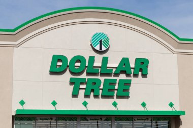 St. Marys - Circa April 2019: Dollar Tree Discount Store. Offering an Eclectic Mix of Products at Discount Prices I clipart