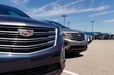 Noblesville - Circa Nisan 2019: Cadillac Otomobil Bayilik. Cadillac General Motors Iii Lüks Bölümü