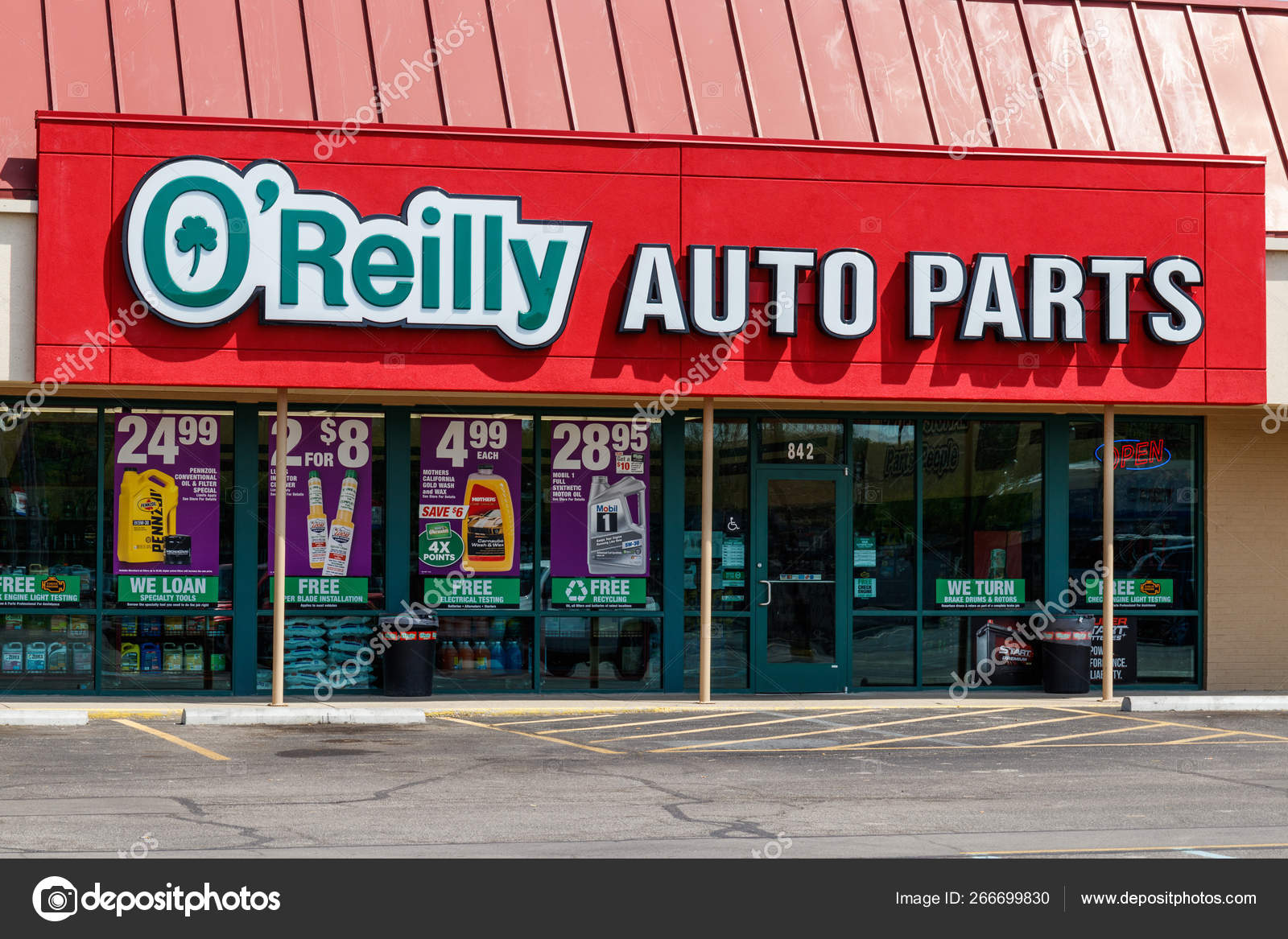 Tipton Circa May 2019 O'Reilly Auto Parts Store. O'Reilly is a
