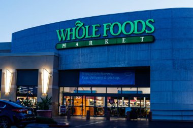 Las Vegas-Circa Haziran 2019: Whole Foods Market. Whole Foods fiyat kesintileri için Amazon itme rağmen, zincir en yüksek fiyatlı bakkal kalır ben