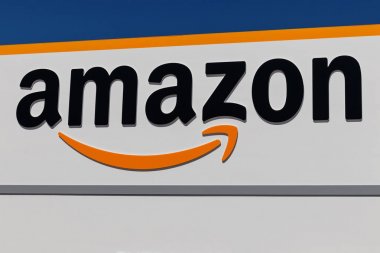 Las Vegas-Circa Haziran 2019: Amazon.com Karşılama Merkezi. Amazon, Amerika Birleşik Devletleri 'ndeki en büyük Internet tabanlı perakendecidir