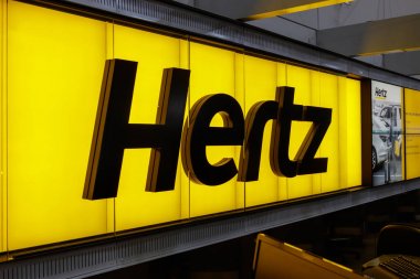 Indianapolis - Circa June 2019: Hertz Car Rental Location. Hertz is the largest U.S. car rental company by sales I clipart