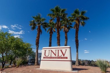 Las Vegas-Circa Haziran 2019: Nevada Üniversitesi Las Vegas. UNLV çeşitli alanlarda 350 ' den fazla derece sunar II
