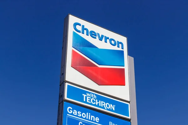 Las Vegas-Circa Haziran 2019: Chevron Perakende benzin Istasyonu. Chevron Standart Petrol Corporation için kökleri izler ı