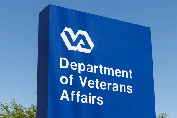 Las Vegas-Circa Haziran 2019: Veterans Affairs tabela ve logo. VA askeri Gaziler IV sağlık hizmetleri sağlar