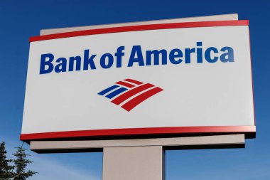 Deerfield - Circa Haziran 2019: Bank of America Bank and Loan Branch. Bank of America da Bofa veya Bac Vi olarak bilinir